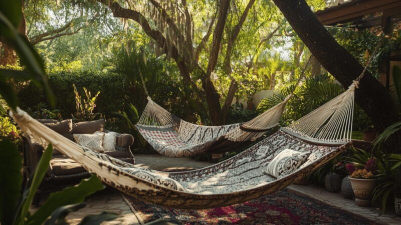 Tendances 2024 : Les hamacs design qui revolutionnent notre facon de se prelasser