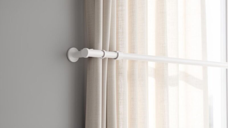 Comment choisir une tringle à rideaux sans perçage pour protéger vos murs